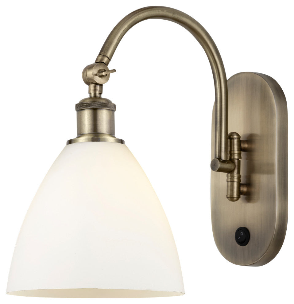 Innovations 518-1W-AB-GBD-751 1-Light Sconce, Antique Brass
