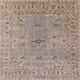Ahgly Company Indoor Square Mid-Century Modern Area Rugs, 5' Square