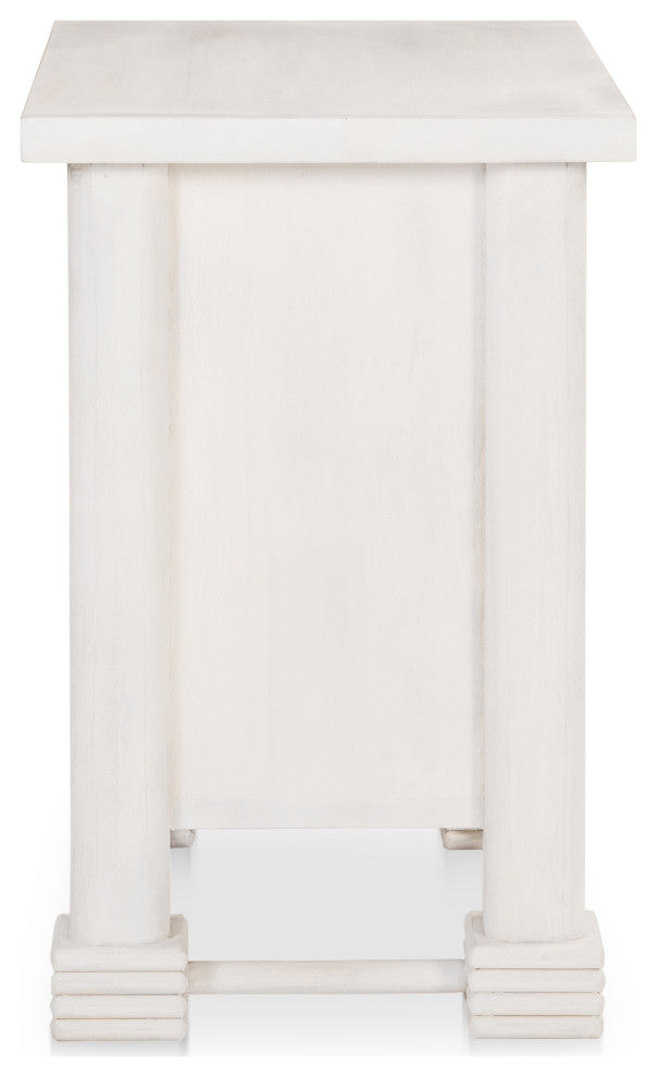 Clement Nightstand Whitewashed