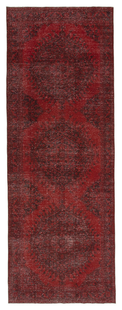 Rug N Carpet - Handwoven Oriental 4' 10" x 13' 5" Antique Runner Rug