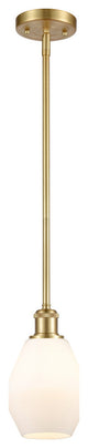 Innovations 516-1S-SG-G651-6-LED 1-Light Mini Pendant, Satin Gold