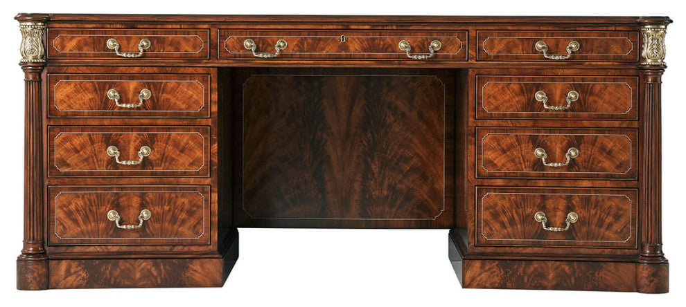 George III Pedestal Desk