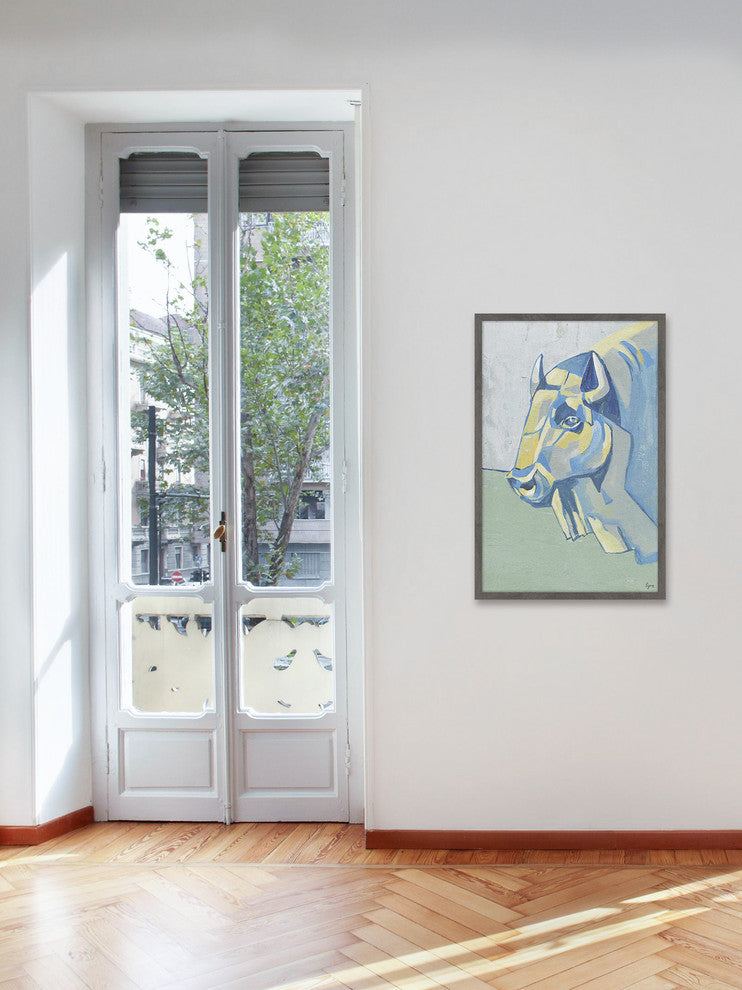 "On a Mission" Framed Painting Print, 12"x18"