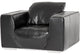 AICO Michael Amini Mia Bella Sophia Leather Chair, Onyx