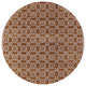 Ahgly Company Indoor Round Mid-Century Modern Area Rugs, 6' Round
