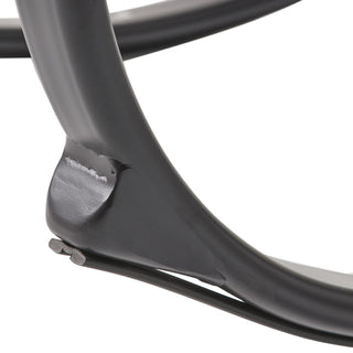 GDF Studio Leann Outdoor Dark Brown Wicker Rocking Chairs