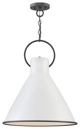 Winnie 1-Light Mini Pendant, Polished White