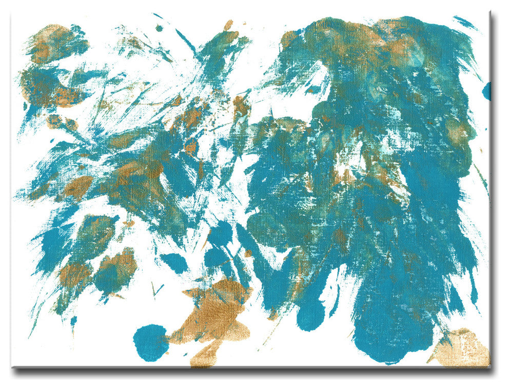 Ready2HangArt 'Feather Dance' Canvas Wall Decor, 16"x20"