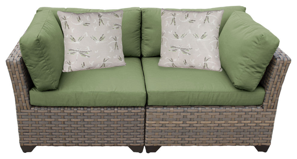 Monterey 2 Piece Outdoor Wicker Patio Furniture Set 02a