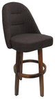 Swivel Counter 26" 30" Extra Tall 34" Wood Bar Stool M-235 Vivian Base, Brown