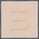 "Believe Achieve Succeed" Framed Painting Print, 12x12