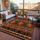 Indoor/Outdoor Phoenix PH3 Chocolate Machine Washable 5' x 7'6" Rug