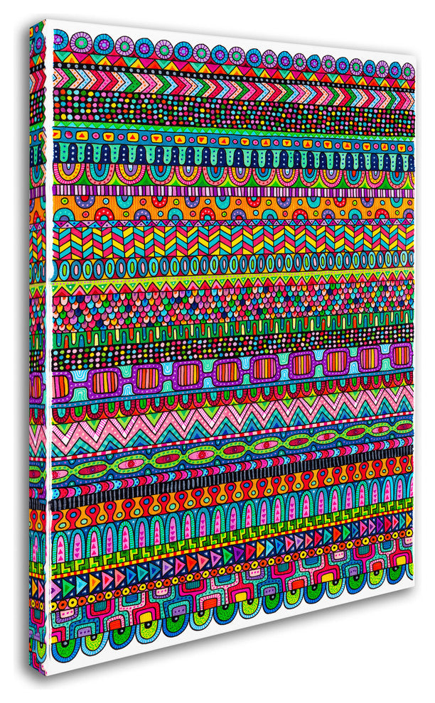 Hello Angel ''Oaxaca Mat'' Canvas Art, 32x24