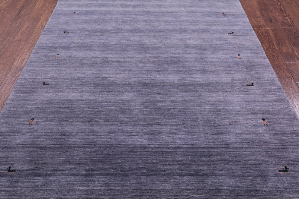 6' 0" X 9' 0" Persian Gabbeh Hand Knotted Wool Rug - Q15180