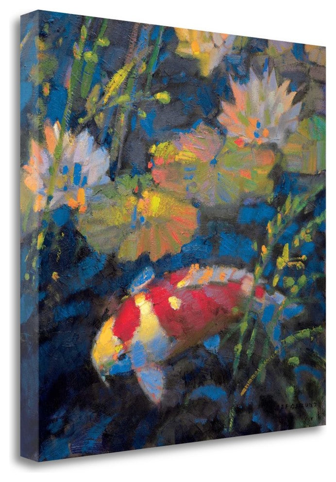 "Water Garden II" By Leif Ostlund, Giclee Print on Gallery Wrap Canvas