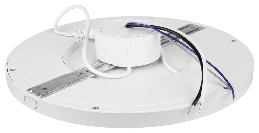 Access Lighting Modplus Round 12" LED Flush, White/Acrylic - 20838LEDD-WH-ACR