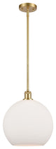 Innovations 516-1S-SG-G121-12 1-Light Mini Pendant, Satin Gold