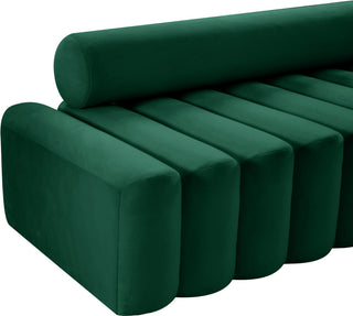 Melody Velvet Upholstered Chair, Green, Sofa