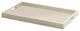 Benzara BM157309 Wooden Serving Tray Table, Antique White