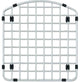 Blanco 221012 Stainless Steel Sink Grid (Fits Diamond Prep/Bar Sinks)