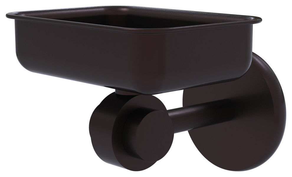 Satellite Orbit Two Wall Mount Soap Dish, Antique Bronze