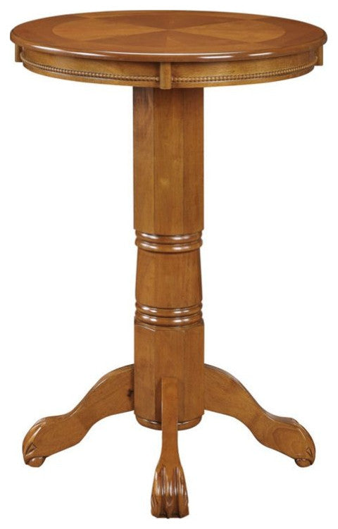 Florence 42" Height Pub Table, Distressed Brushed Oak