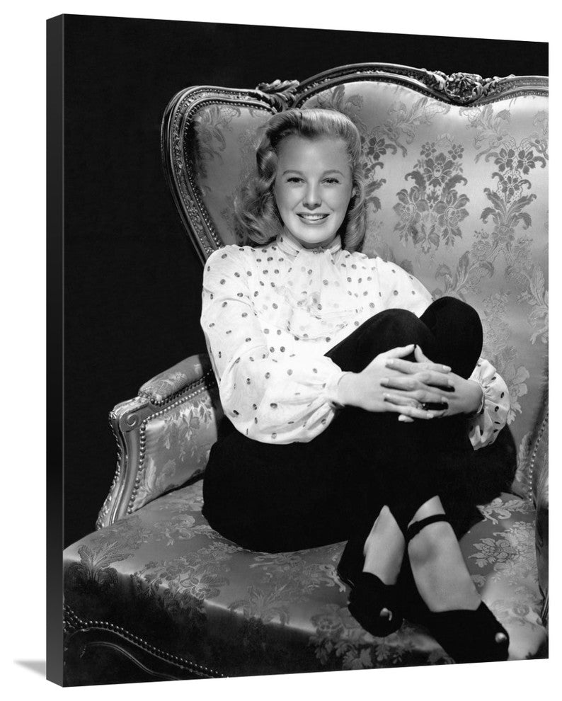 "June Allyson" Stretched Canvas Giclee by Hollywood Photo Archive, 28x36"