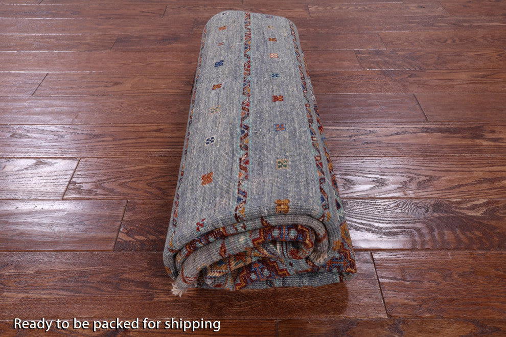 Handmade Khorjin Super Kazak Wool Rug 4' 11" X 6' 7" - Q12379