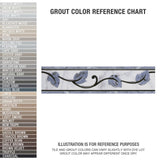 Aroas Listello Gris Ceramic Wall Trim