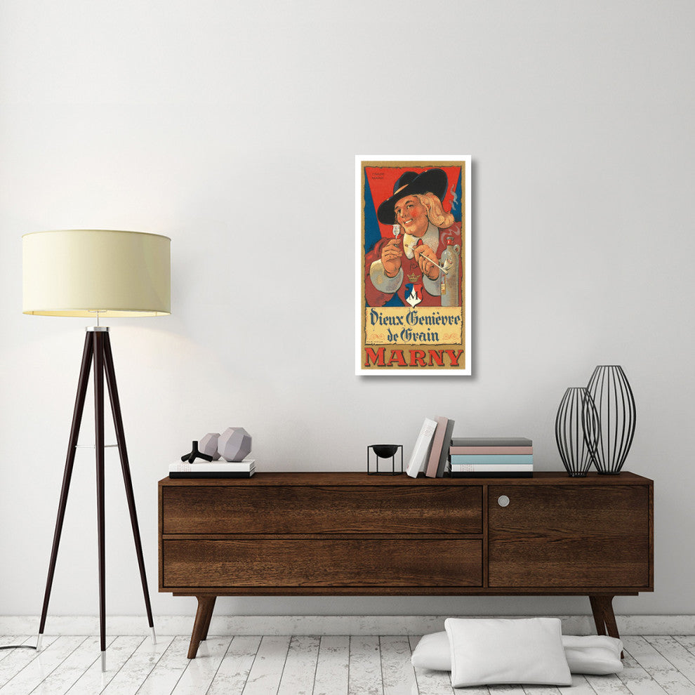 "Marny: Dieux Genievre de Grain" Digital Paper Print by Retrolabel, 20"x38"