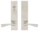 Breeze Lever, Tubular Dummy Entry, Dummy Cylinder, LH, Satin Stainless Steel