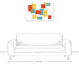 "Devo Abstract" Canvas Wall Art, 36x24