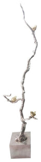 Benzara BM158349 Aluminum Branch Decor Accent, Silver