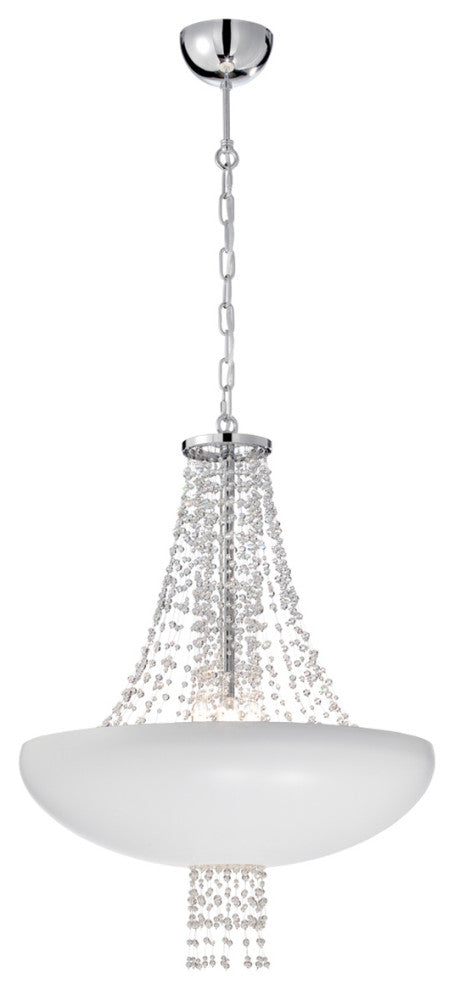 Lopez 9 Light Pendant Matte White Finish
