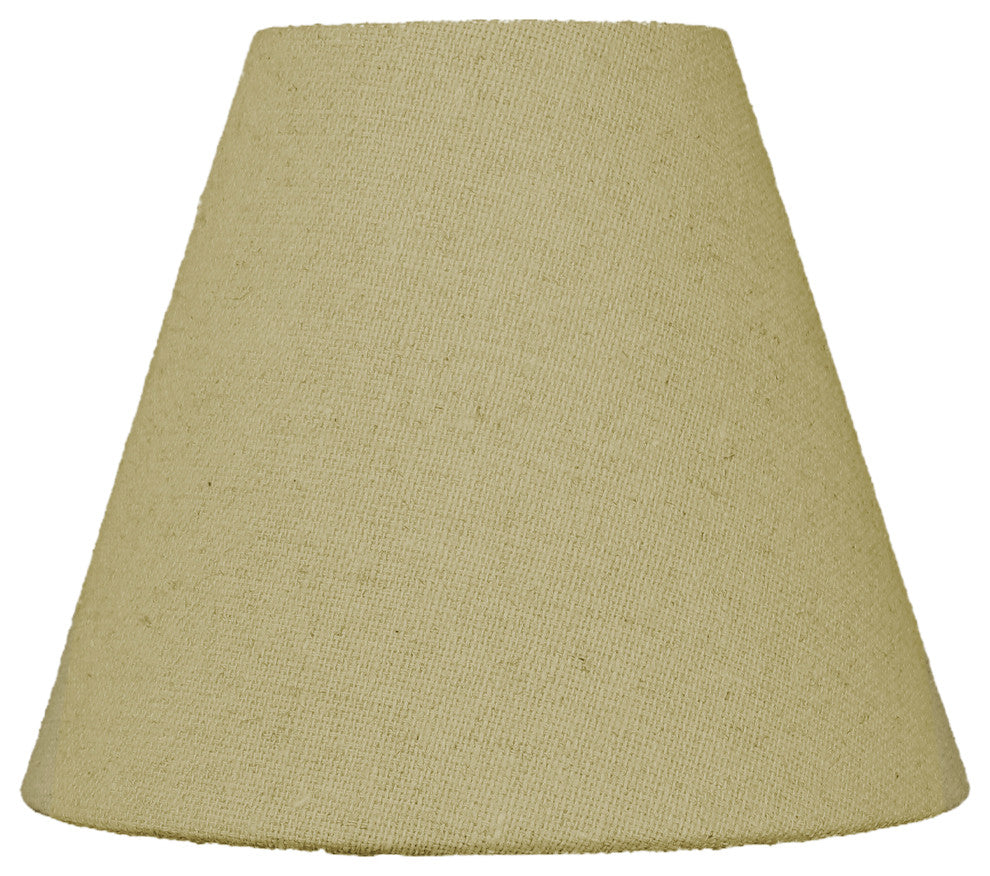 Chandelier Clip-On Premium Lampshade 3"x4"x4", Sand-Linen