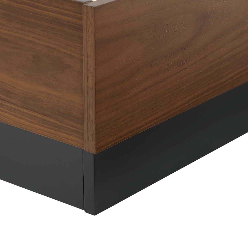 Caima 4-Piece Bedroom Set Walnut