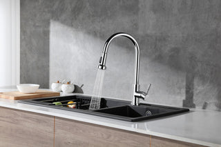 Elegant Lighting FAK-309 Sem 1.8 GPM 1 Hole Pull Down Kitchen - Brushed Gold