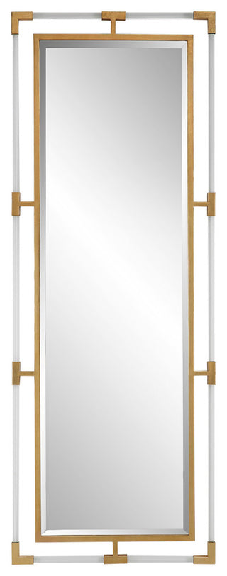 Uttermost 09926 Balkan 27-1/2" W x 75" H Rectangular Framed - Metallic Gold