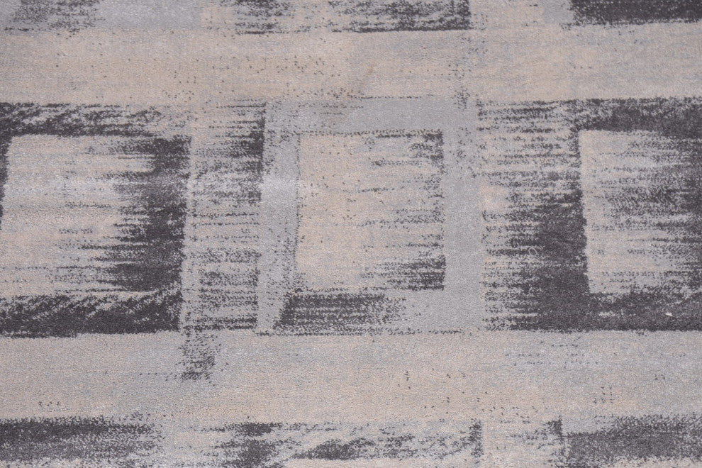 Geometric Oriental Transitional Turkish Rug Contemporary Carpet 8x10