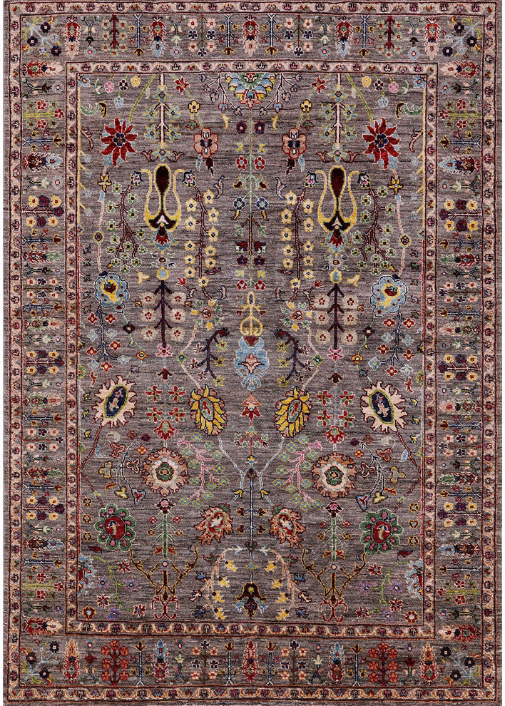 Ahgly Company Indoor Rectangle Mid-Century Modern Area Rugs, 8' x 12'