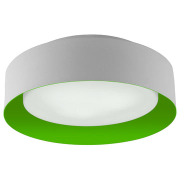 Lynch Flush Mount Ceiling Light, Green