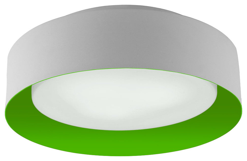 Lynch Flush Mount Ceiling Light, Green