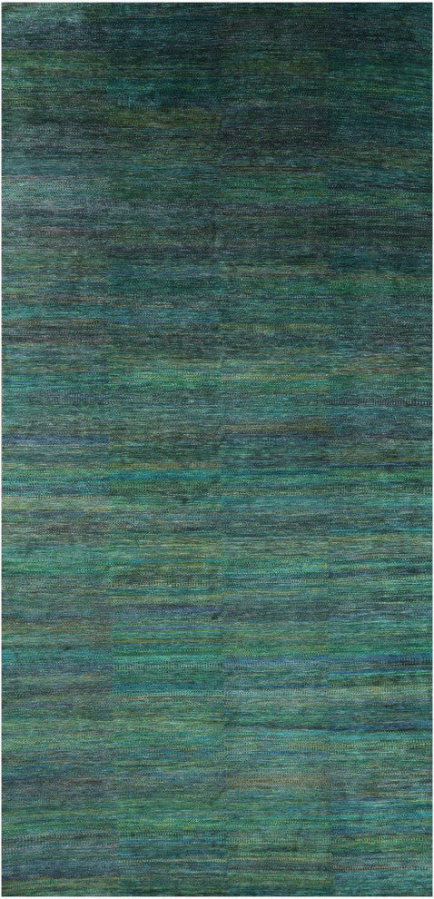Wool and Silk Handmade Super Savannah Gabbeh Rug 8' 11" X 18' 8" Q6873