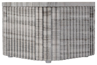 Sylvester 16" W Rectangular Marble Side Table