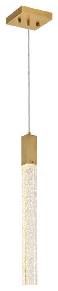 Wade 1-Light Pendant, Satin Gold