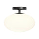 Astro Zeppo Ceiling, Dimmable Bathroom Ceiling Light (Matt Black)
