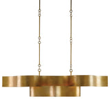 Grand Lotus Oval Chandelier