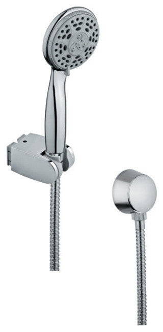 Hand Shower, Chrome With Hose and Water Connection