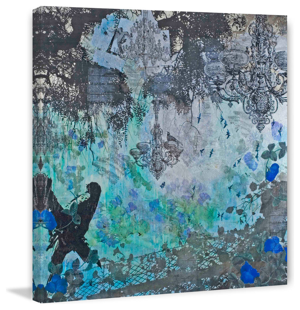"Tree of Light" Painting Print on Canvas by Tracy Silva Barbosa