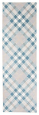 Aqua Kors Area Rug, Gray, 2'6"x8'